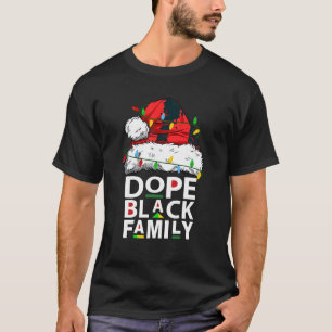 Camiseta Papais noeis Afro-Africanos da Família Negra Afro