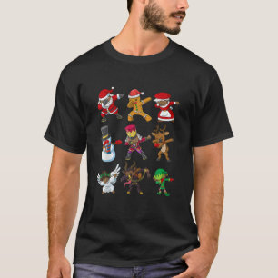Camiseta Papais noeis afro-americanos da praça de Natal Sr