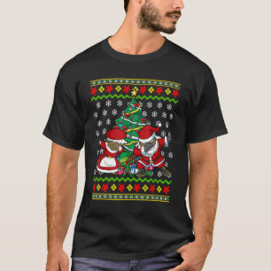 Camiseta Papais noeis Afro-Americanos de Batida Negra Sra.