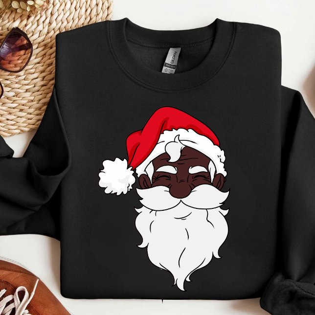 Camiseta Papais noeis afro-americanos do Papai Noel enfrent (Criador carregado)