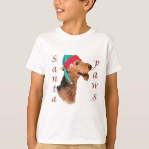 Camiseta Papais noeis Airedale Terrier Paws