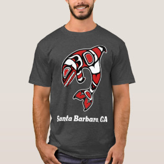 Camiseta Papais noeis Americanos Barbara CA Tribal Orca Kil