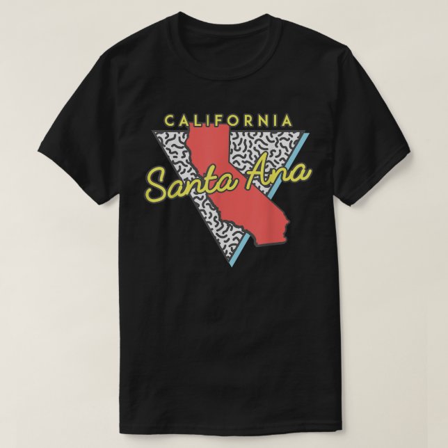 Camiseta Papais noeis Ana California T Retro CA Souvenirs (Frente do Design)