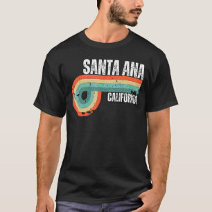 Camiseta Papais noeis Ana City California State Vintage Ret