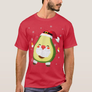 Camiseta Papais noeis Avocado Natal Bonita Fruta Avocado
