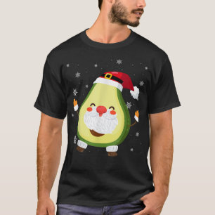 Camiseta Papais noeis Avocado Natal Bonita Fruta Avocado