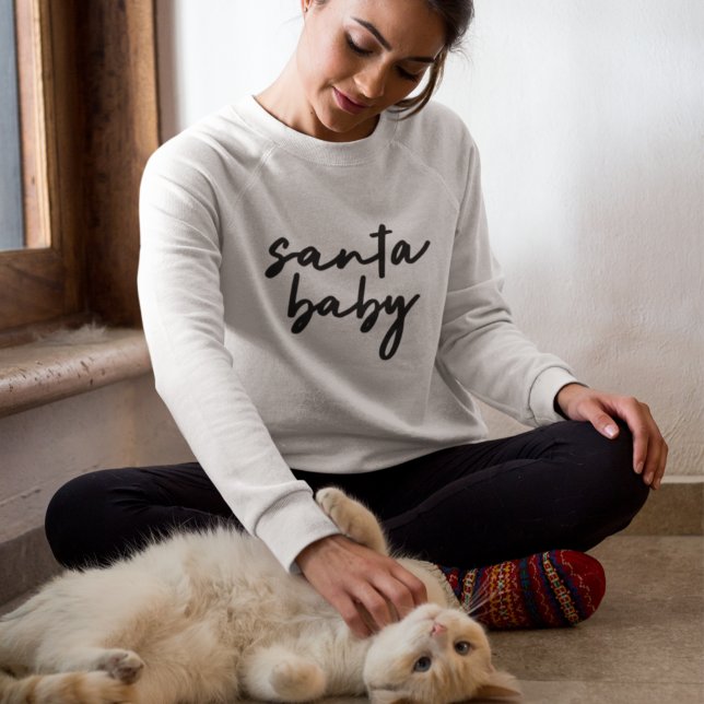 Camiseta Papais noeis Baby | Tendência de Natal Moderna Min (Criador carregado)