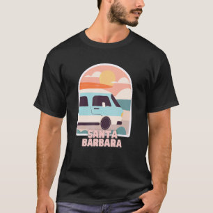 Camiseta Papais noeis Barbara Beach Retro Pastel Cores Sun