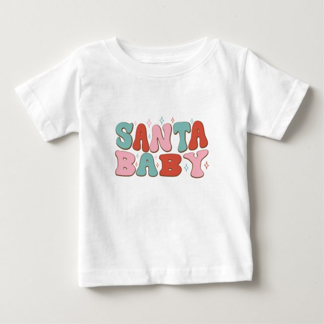 Camiseta Papais noeis Bebê - Natal (Frente)