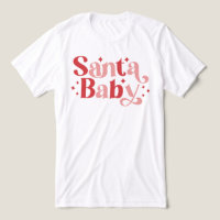 Papais noeis Bebê - Tipografia de Natal Retroativa