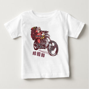 Camiseta Papais noeis Biker Figurino de Natal para Convite