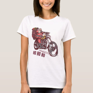 Camiseta Papais noeis Biker Figurino de Natal para Convite