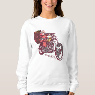 Camiseta Papais noeis Biker Figurino de Natal para Convite 