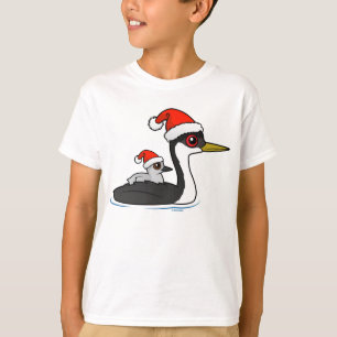 Camiseta Papais noeis Birdorable Western Grebe