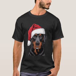 Camiseta Papais noeis Black Lab Christmas Dog Labrador Love