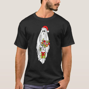 Camiseta Papais noeis bonitos Fantasmas Feliz Feliz Natal F