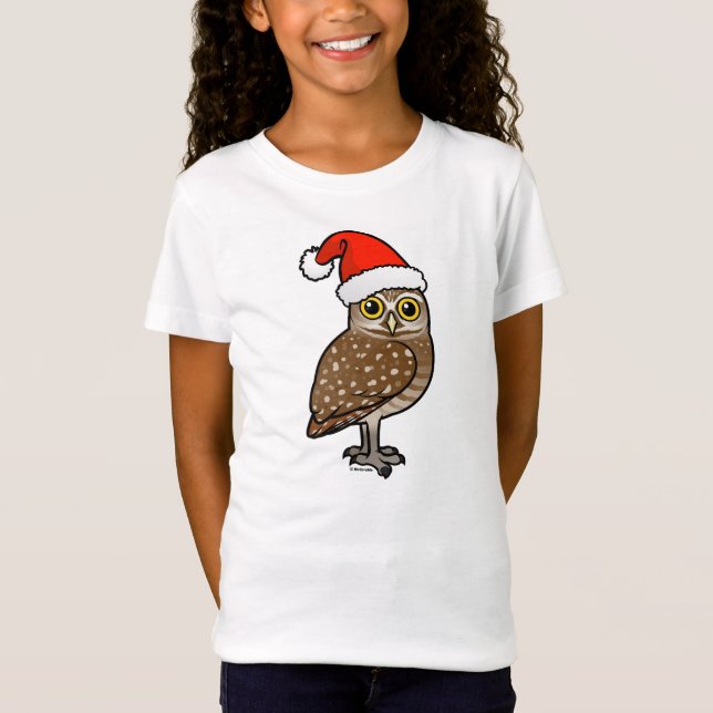 Camiseta Papais noeis Burrowing Owl (Frente)