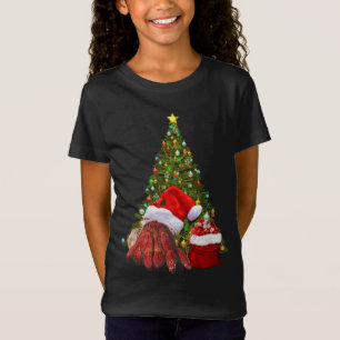Camiseta Papais noeis Caranguejo Engraçado Natal Hermit Cra