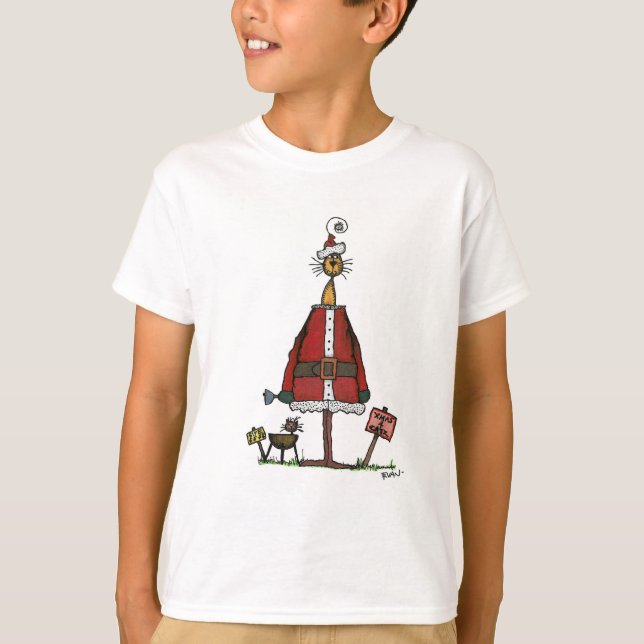 Camiseta Papais noeis Cat (Frente)