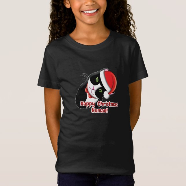 Camiseta Papais noeis Cat (Frente)