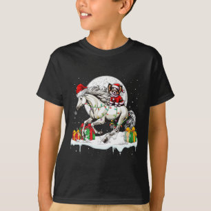 Camiseta Papais noeis Chihuahua pilotando crianças donas de