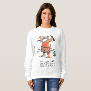 Camiseta Papais noeis com focas mulheres camisolas brancas