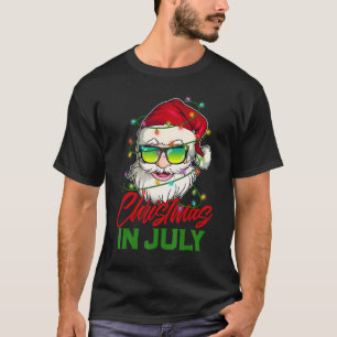 Camiseta Papais noeis Com Luzes De Sol Em Julho De Verão