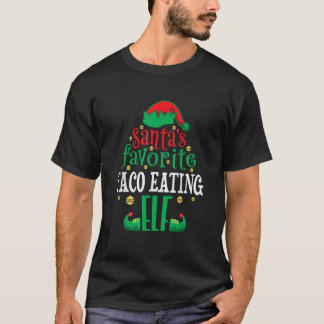 Camiseta Papais noeis comendo taco favorito da família nata