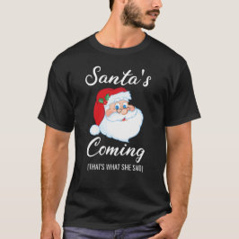 Camiseta Papais noeis Comentando isso é o que ela disse Pap