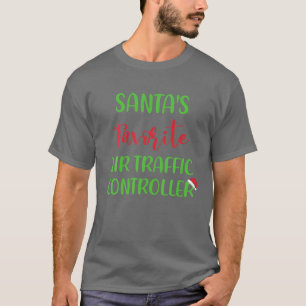 Camiseta Papais noeis Controlador de Tráfego Aéreo Favori