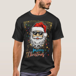Camiseta Papais noeis cósmicos desejando Feliz Natal