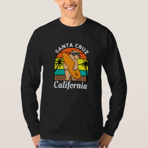 Camiseta Papais noeis Cruz California Ca Retro Vintage Surf