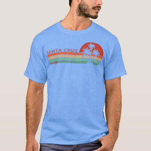 Camiseta Papais noeis Cruz California Retro Vintage Sunset
