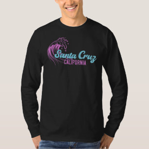 Camiseta Papais noeis Cruz California Retro Vintage Surfing
