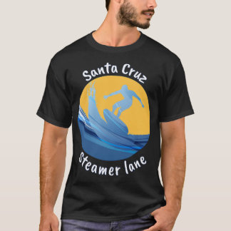 Camiseta Papais noeis Cruz Navio a vapor Lane Surfing