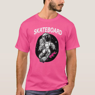 Camiseta Papais noeis Cruz Skate Astronauta Sp De Skateboar