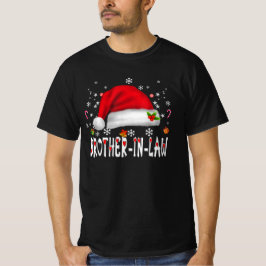 Camiseta Papais noeis Cunhados Família Xmas Correspondendo 