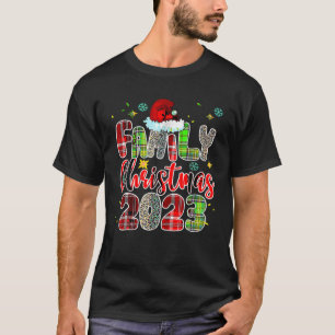 Camiseta Papais noeis da Equipe de Conjuntos de Natal da Fa