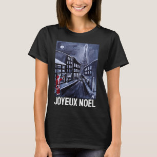 Camiseta Papais noeis da Pintura em Paris por Alfred Fox