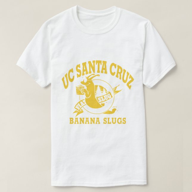 Camiseta PAPAIS NOEIS da UCSC Cruz Banana Slugs (Frente do Design)