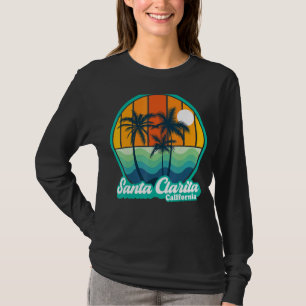 Camiseta Papais noeis da Vintage Clarita California Summer 