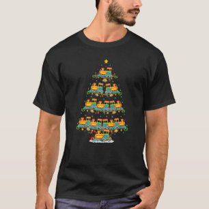 Camiseta Papais noeis das árvores de Natal Treinam Natal