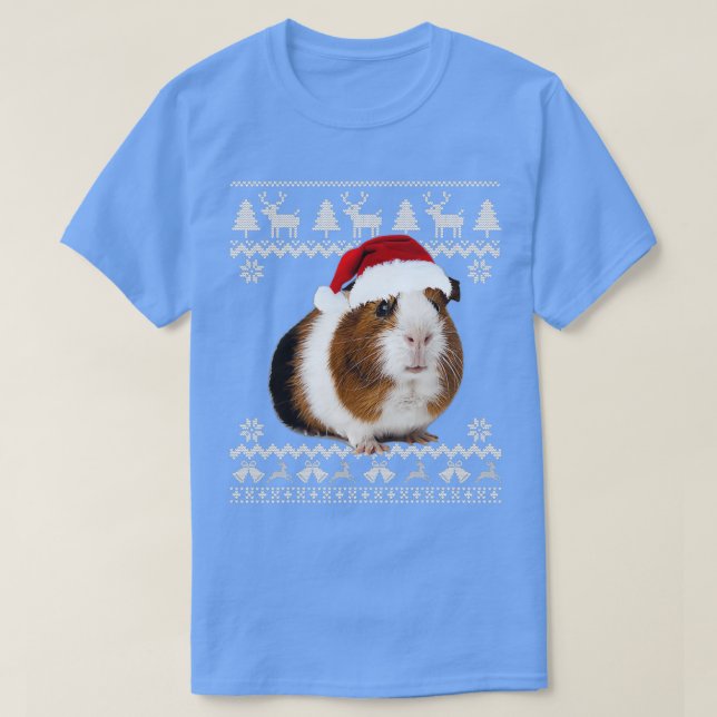 Camiseta Papais noeis das Luzes das Árvores de Natal (2) (Frente do Design)