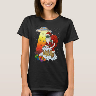 Camiseta Papais noeis De Alienígena Ufo Presentes