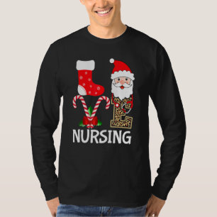 Camiseta Papais noeis de amor Enfermando o estetoscópio Leo