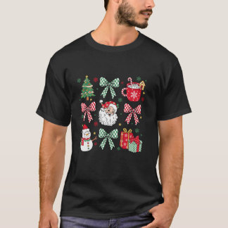 Camiseta Papais noeis de Arco de Natal Feliz Víblias de Nat
