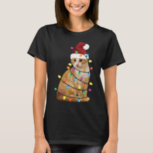 Camiseta Papais noeis de Árvore de Natal Engraçados Passos