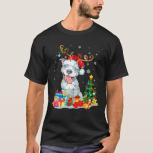 Camiseta Papais noeis De Balas De Natal Para As Luzes De Na