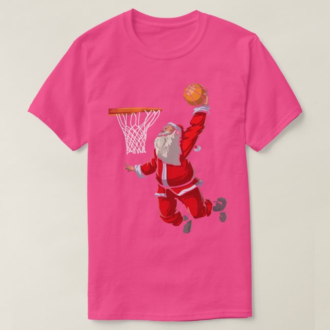 Camiseta Papais noeis de basquete (Frente do Design)