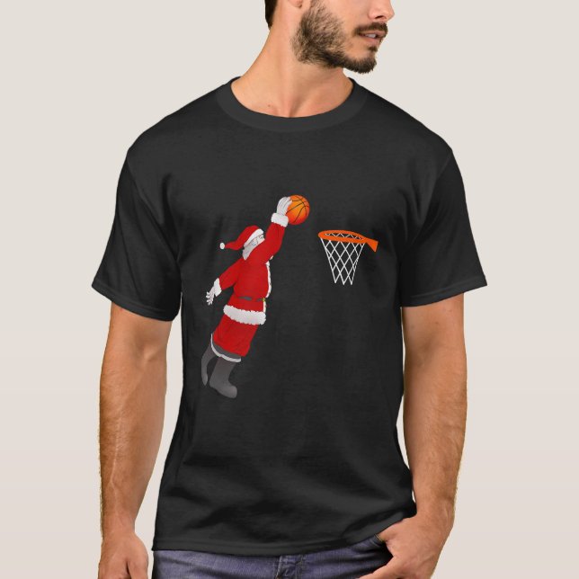 Camiseta Papais noeis de basquete de Natal Dunga de Basquet (Frente)